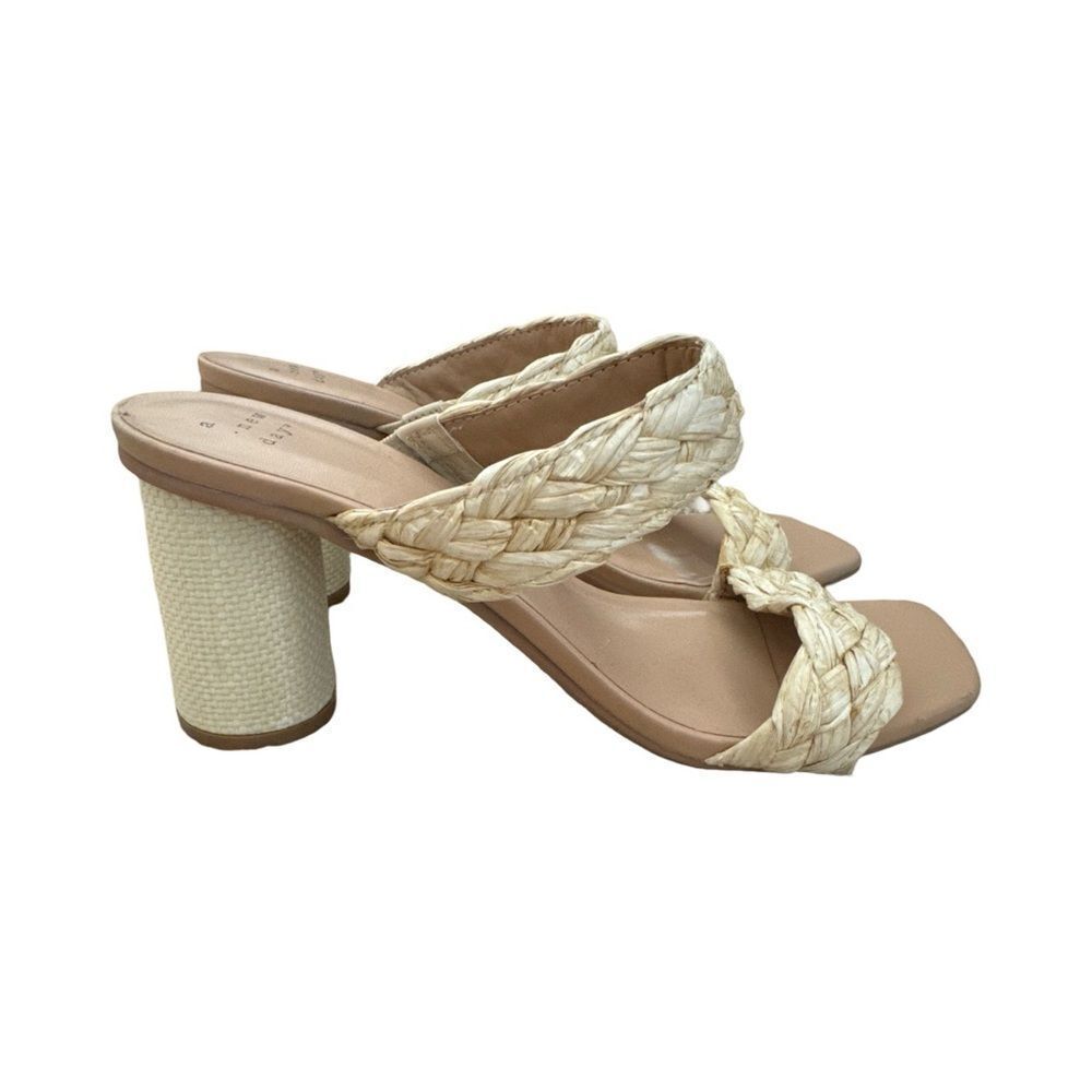 A New Day | Beige | Block Heel | Sandals| Women’s | 9.5 | NWOT
